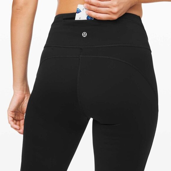 🖤 Lululemon Always Airy High-Rise Run Crop 19" Black - Size 6 💨 - Picture 4 of 13